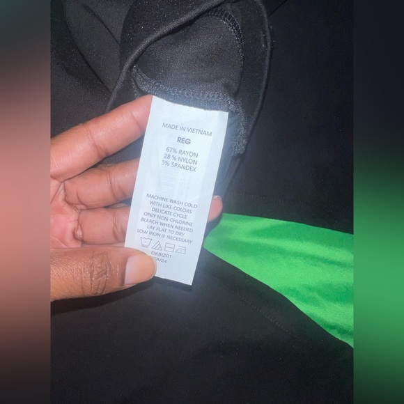 NWOT Quince Black Ultra Stretch Ponte Straight Leg Pants size Large - Picture 8 of 9